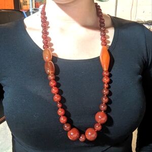 Chunky beaded necklace